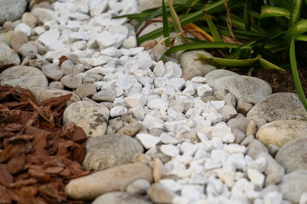 Stone mulch.